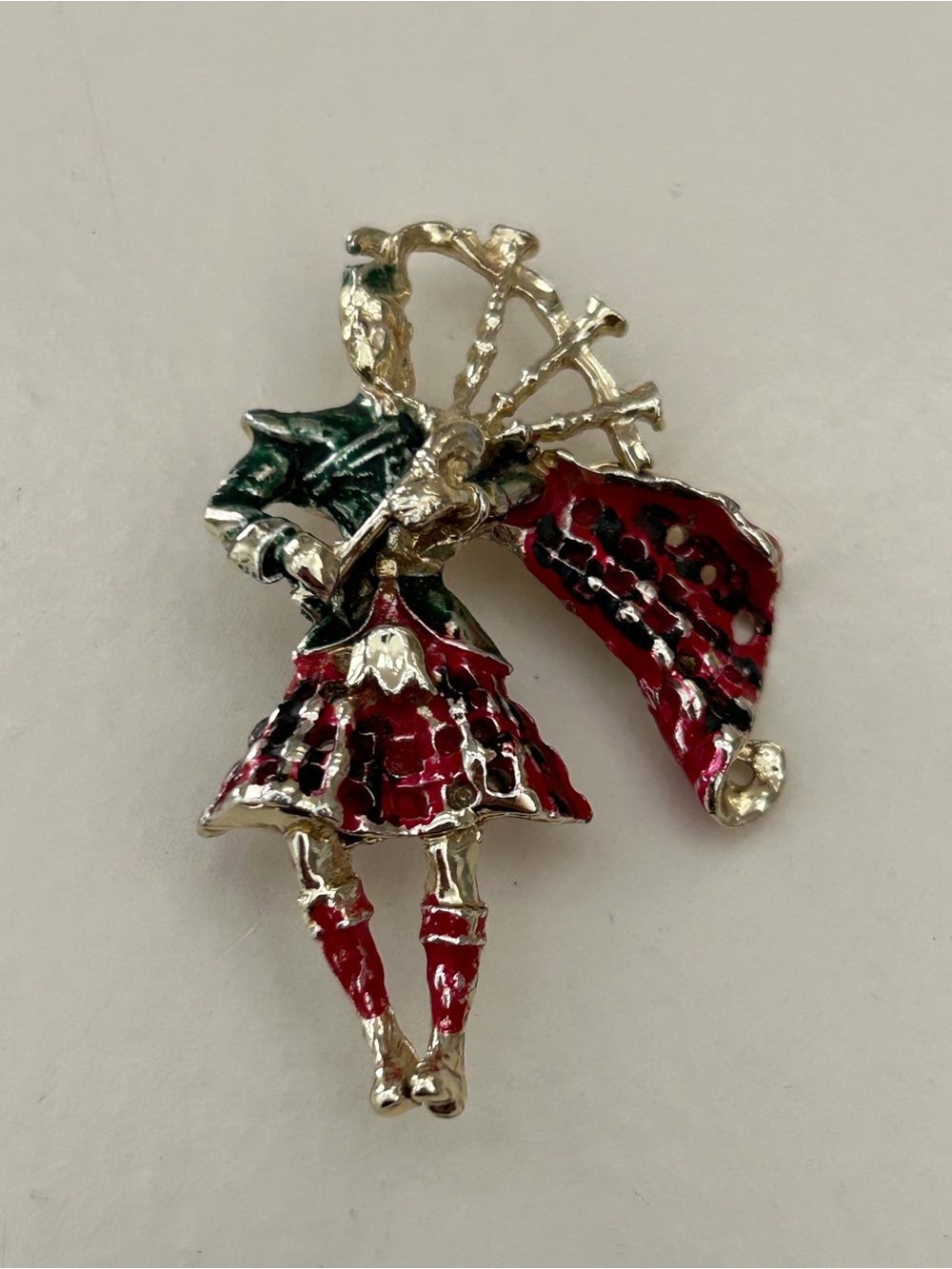 Scottish Piper in Highland Dress